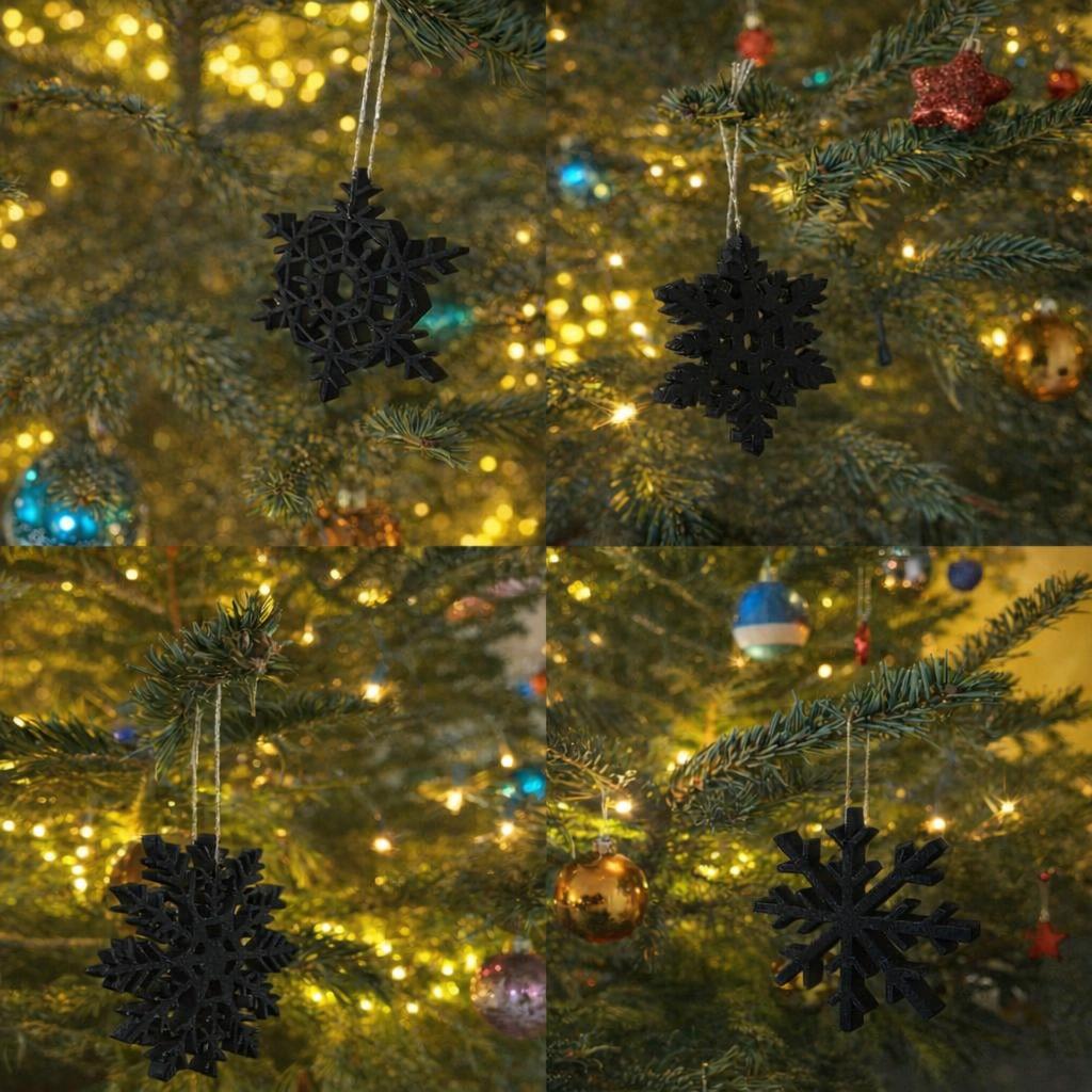 3D‑gedruckte Schneeflocke | zeitloses Weihnachtsgeschenk & Deko