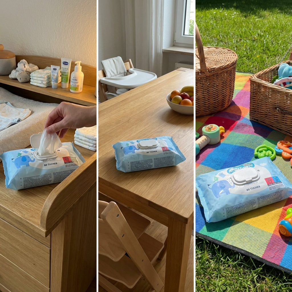 3D‑gedruckter Deckel für Feuchttücher – passend für Balea, Lidl & Rossmann