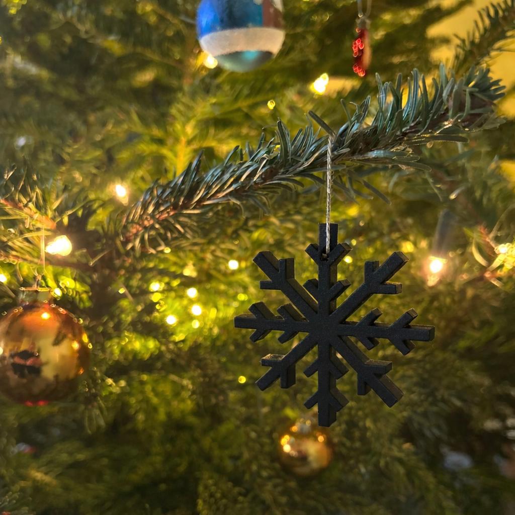 3D‑gedruckte Schneeflocke | zeitloses Weihnachtsgeschenk & Deko