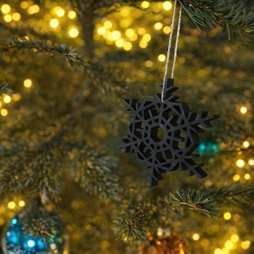 3D‑gedruckte Schneeflocke | zeitloses Weihnachtsgeschenk & Deko