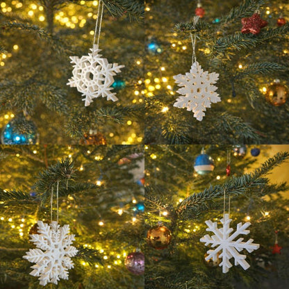 3D‑gedruckte Schneeflocke | zeitloses Weihnachtsgeschenk & Deko