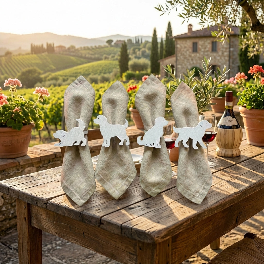 Serviettenringe „Hund“ | 3D‑Druck Hunde Tischdeko