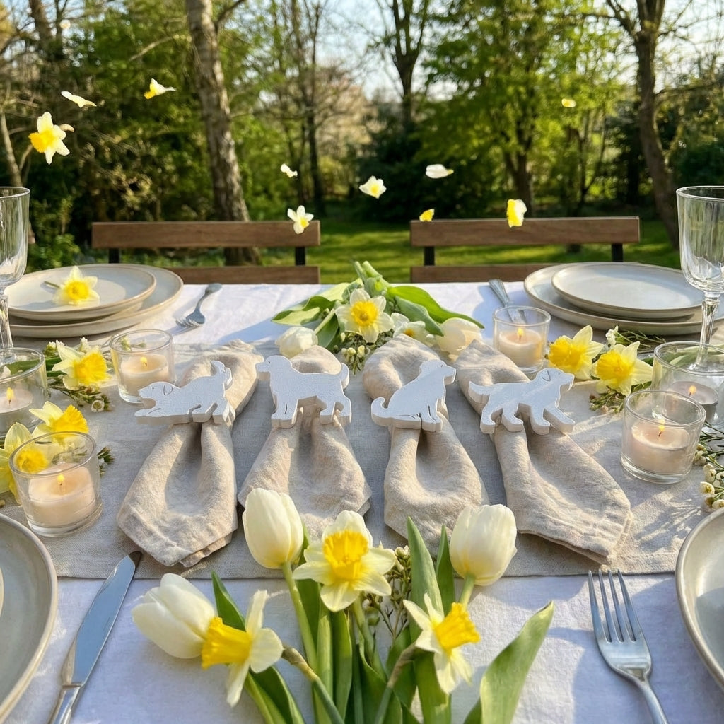 Serviettenringe „Hund“ | 3D‑Druck Hunde Tischdeko