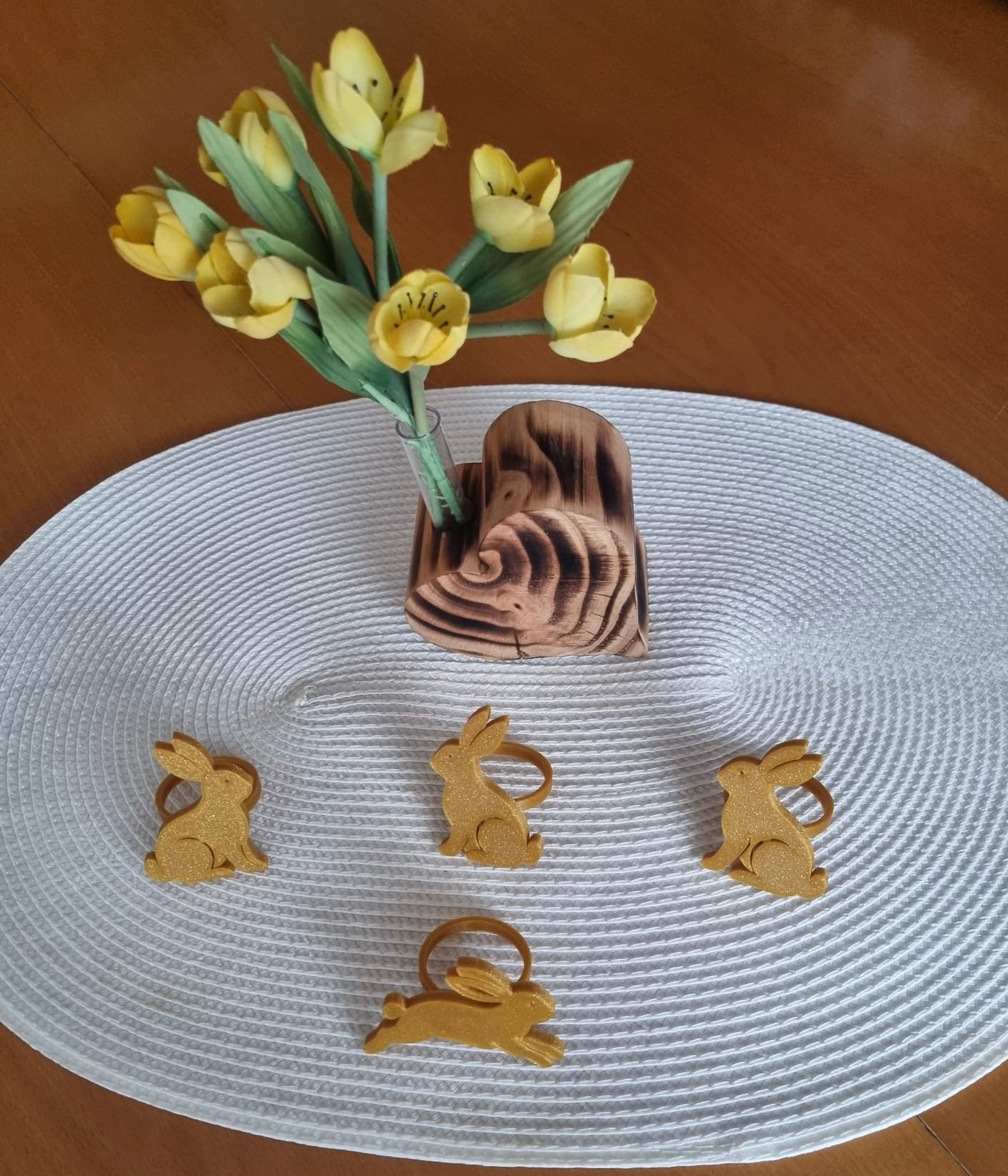 Serviettenringe „Hase“ | 3D‑Druck Osterhasen Tischdeko