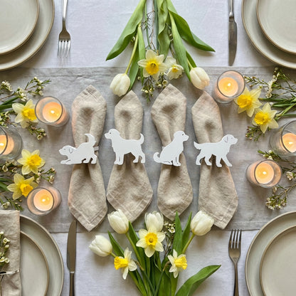 Serviettenringe „Hund“ | 3D‑Druck Hunde Tischdeko