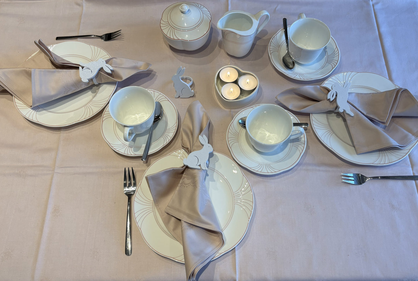 Serviettenringe „Hase“ | 3D‑Druck Osterhasen Tischdeko