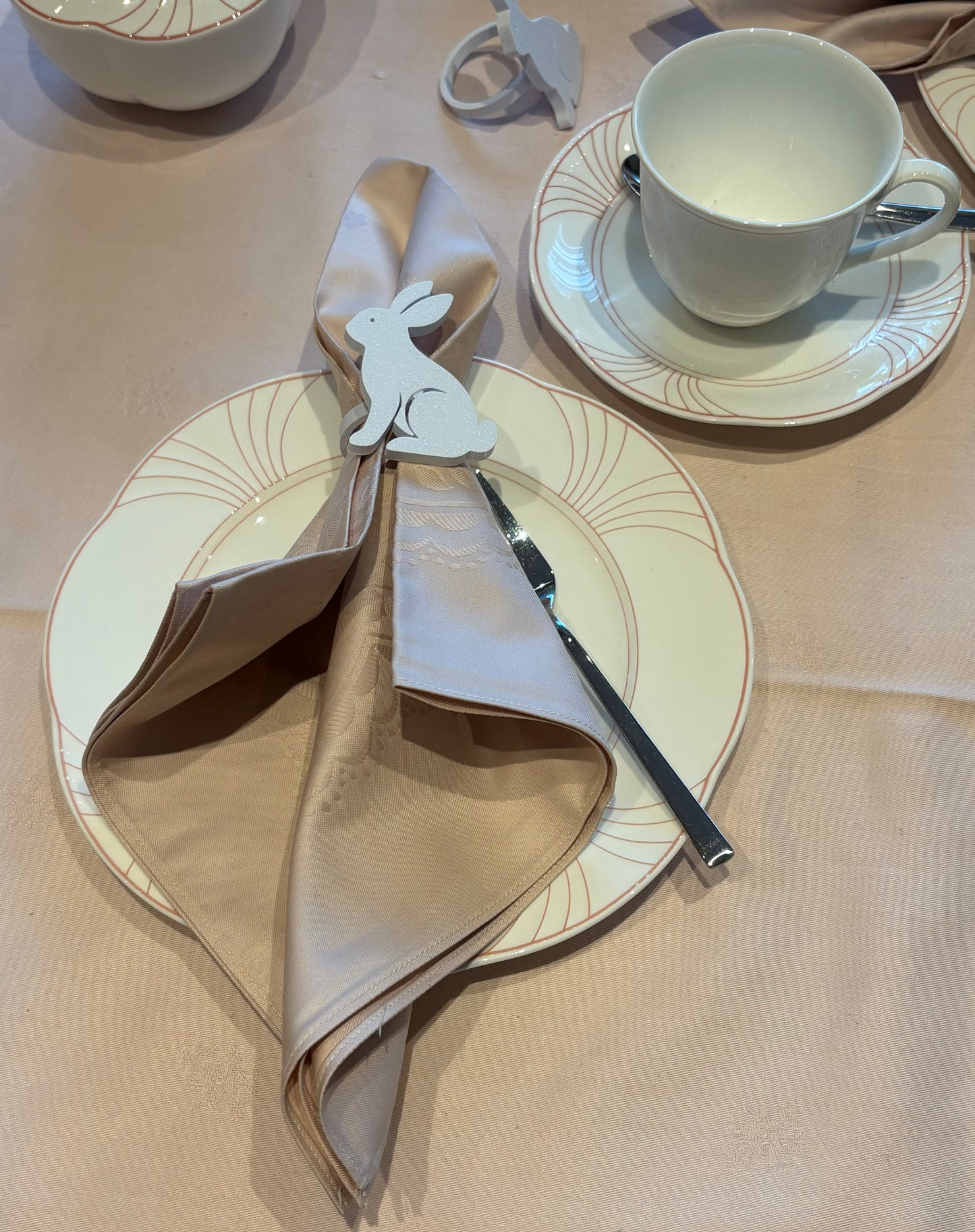 Serviettenringe „Hase“ | 3D‑Druck Osterhasen Tischdeko