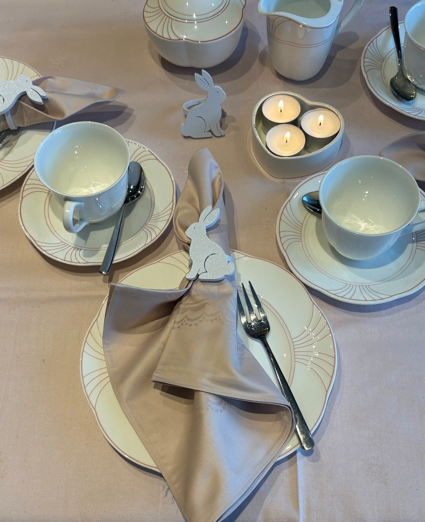 Serviettenringe „Hase“ | 3D‑Druck Osterhasen Tischdeko