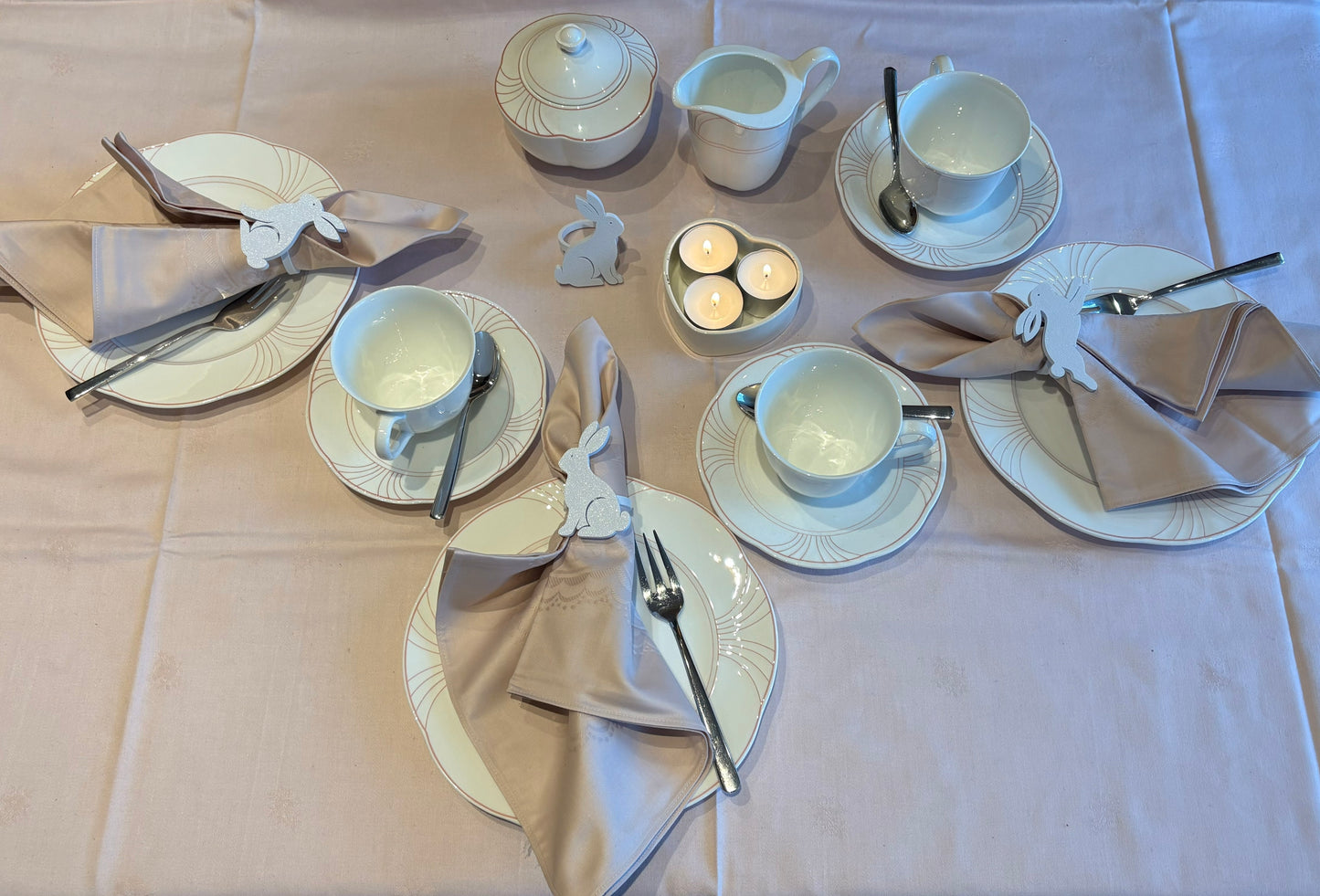 Serviettenringe „Hase“ | 3D‑Druck Osterhasen Tischdeko