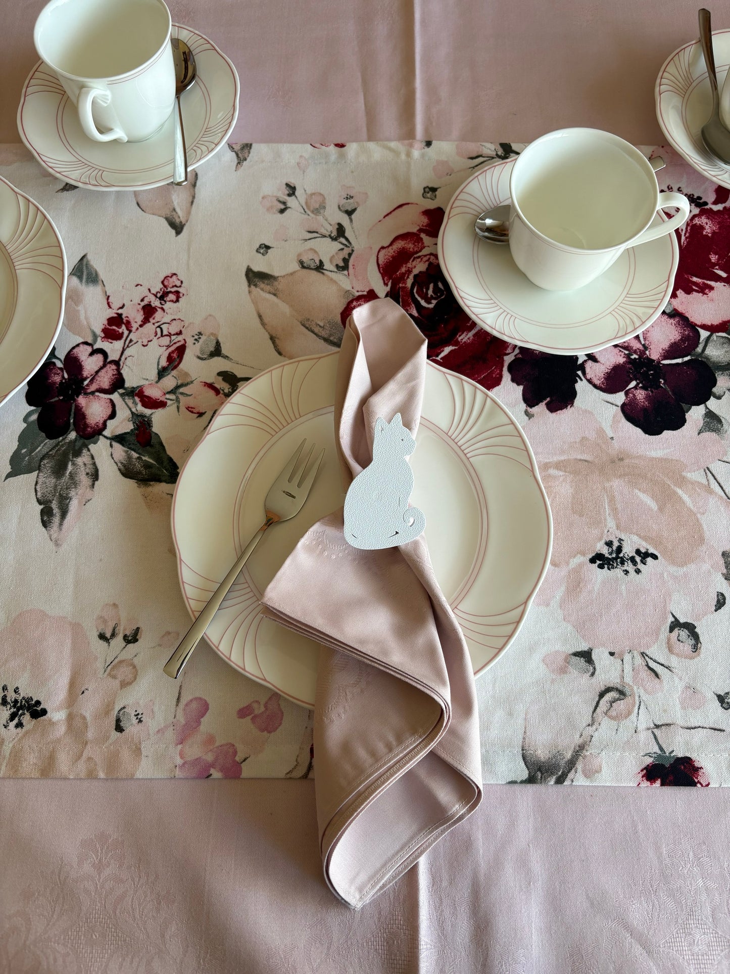 Serviettenringe „Katze“ | 3D‑Druck Katzen Tischdeko