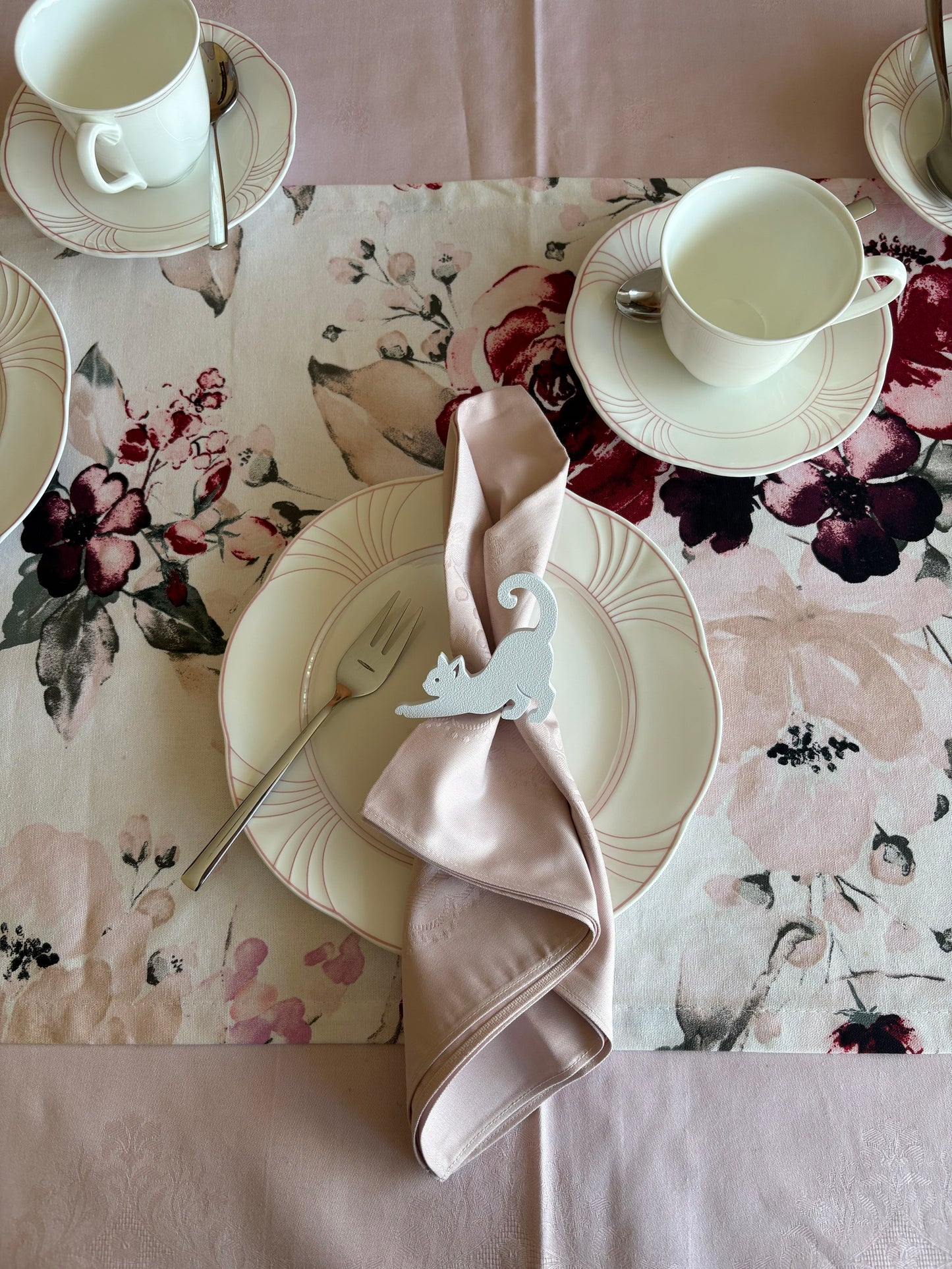 Serviettenringe „Katze“ | 3D‑Druck Katzen Tischdeko