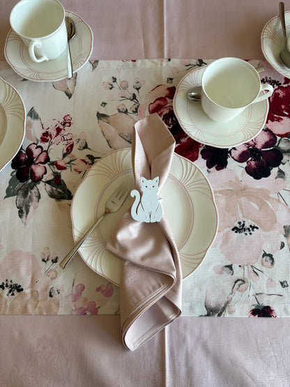 Serviettenringe „Katze“ | 3D‑Druck Katzen Tischdeko