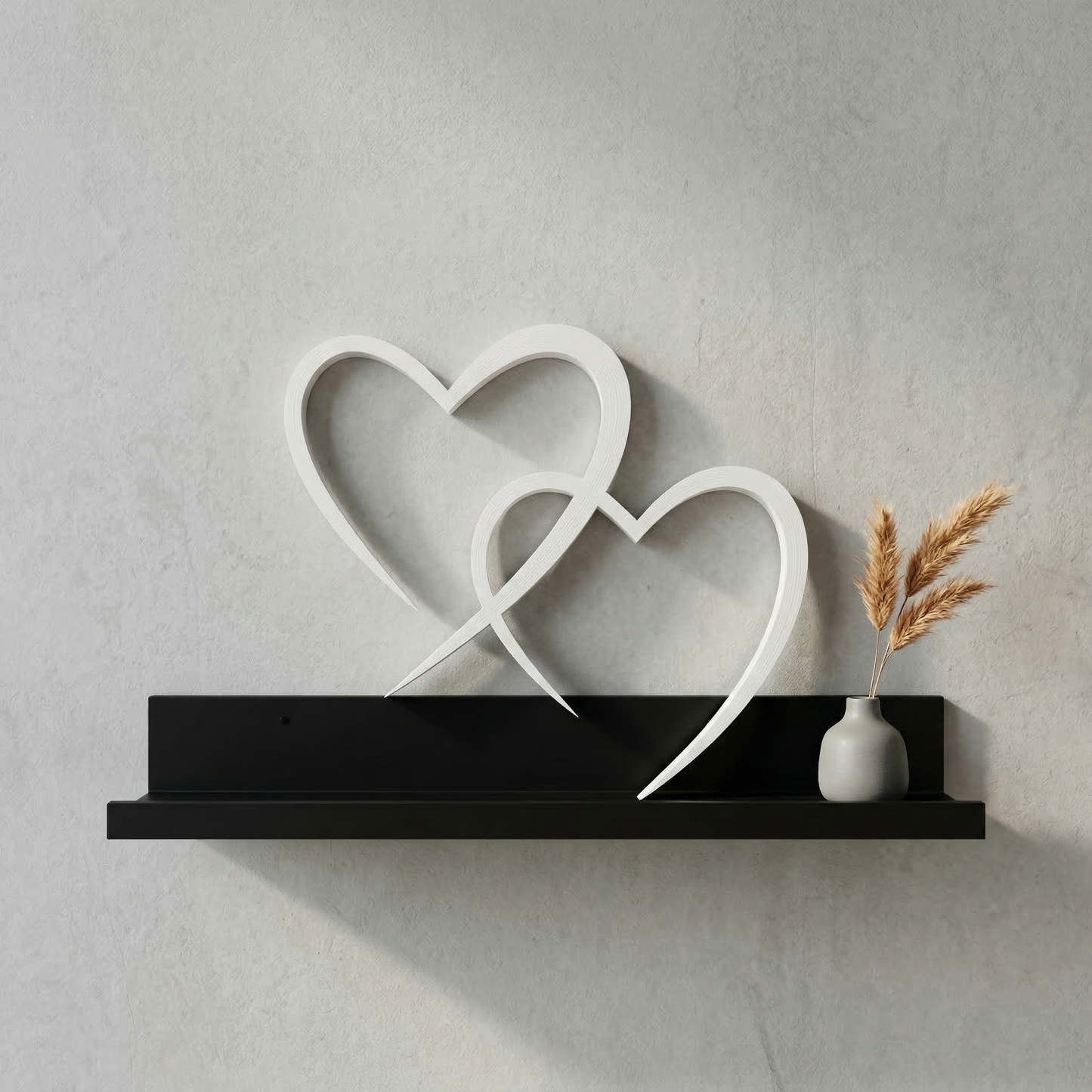 Herz Wanddeko „Liebe in 3D“ | 3D‑Druck Wandbild aus PLA